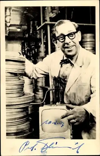 Foto Schauspieler Walter E. Fuß, Portrait, Autogramm