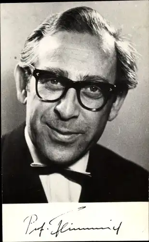 Foto Schauspieler Walter E. Fuß, Portrait, Autogramm