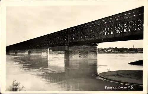 Ak Tulln an der Donau Niederösterreich, Brücke