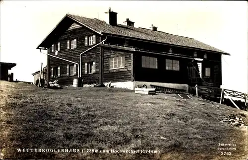 Ak Aspangberg St. Peter Niederösterreich, Wetterkoglerhaus am Hochwechsel