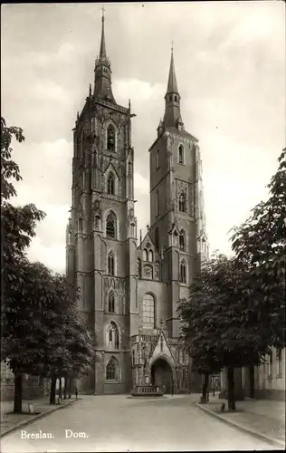 Ak Wrocław Breslau Schlesien, Dom