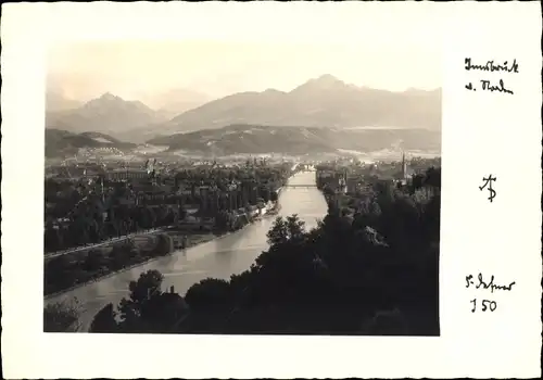 Ak Innsbruck in Tirol, Gesamtansicht