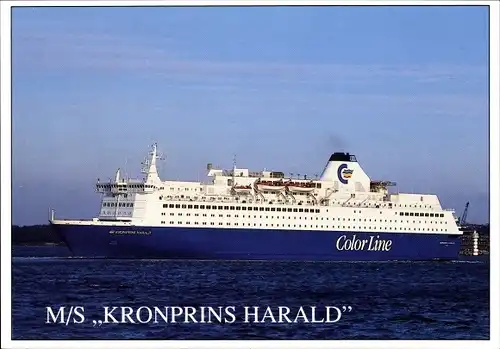 Ak Fährschiff MS Kronprins Harald, Color Line