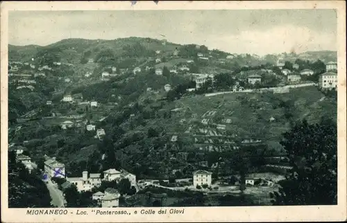 Ak Mignanego Genua Liguria, Ponterosso e Calle del Giovi