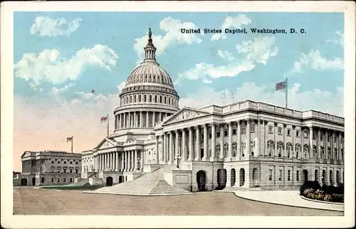 Ak Washington DC USA, Kapitol der Vereinigten Staaten