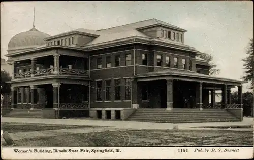 Ak Springfield Illinois USA, Woman's Building, Illinois State Fair