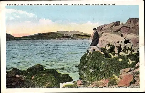 Ak Northeast Harbor Maine USA, Bear Island von Sutton Island