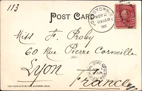 Ak Boston Massachusetts USA, Rathaus