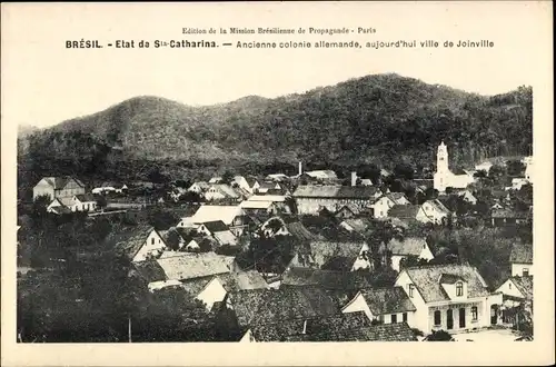 Ak Bresil Brasilien, Etat de Santa Catharina, Ancienne colonie allemande