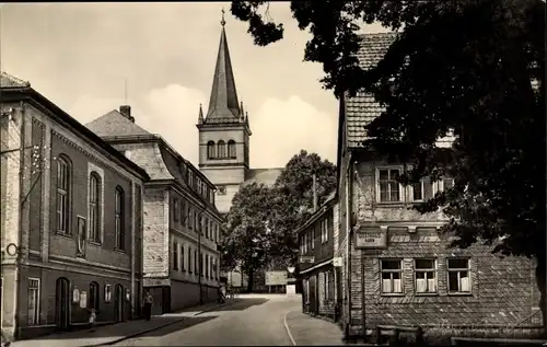 Ak Gehren Ilmenau im Ilm Kreis Thüringen, Rathaus, Gasthaus Korn, Kirche
