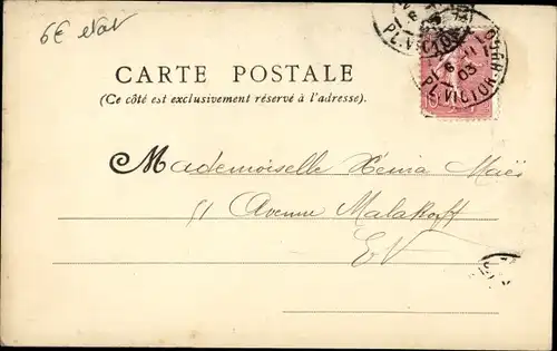 Ak Schauspielerin Sarah Bernhardt, Portrait