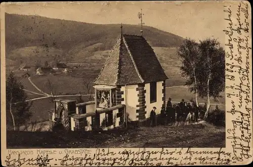 Ak Hofstetten in Baden Schwarzwald, Hansjakob Kapelle im Kinzigtal