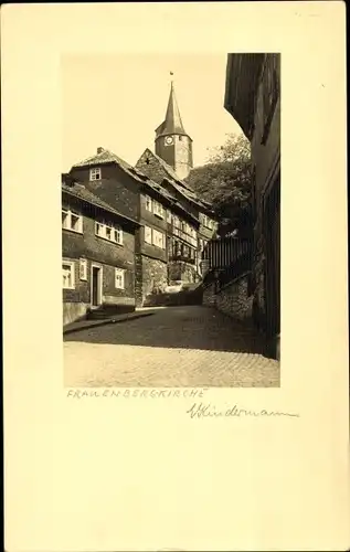 Foto Ak Nordhausen am Harz, Frauenbergkirche