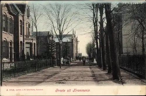 Ak Krommenie Zaanstad Nordholland Niederlande, Straßenpartie