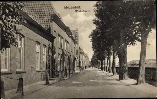 Ak Medemblik Nordholland Niederlande, Westerhaven