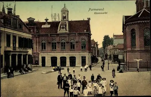 Ak Purmerend Nordholland Niederlande, Käsemarkt