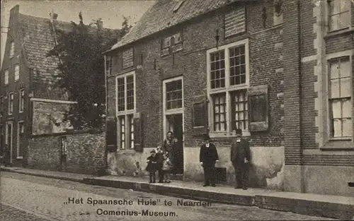 Ak Naarden Nordholland Niederlande, Het Spaansche Huis, Comenius Museum