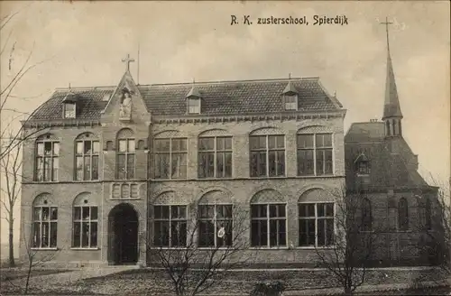 Ak Spierdijk Nordholland Niederlande, R. K. zusterschool