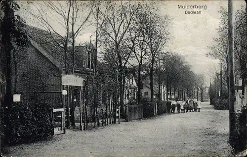 Ak Muiderberg Muiden Nordholland Niederlande, Badlaan