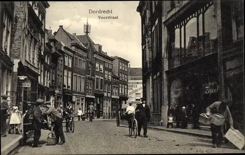 Ak Dordrecht Südholland Niederlande, Voorstraat