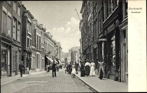 Ak Dordrecht Südholland Niederlande, Voorstraat