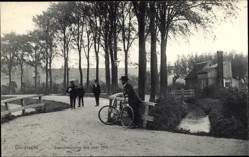 Ak Dordrecht Südholland Niederlande, Dubbeldamscheweg vor 1908