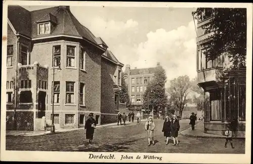 Ak Dordrecht Südholland, Johan de Wittbrug, Menschen