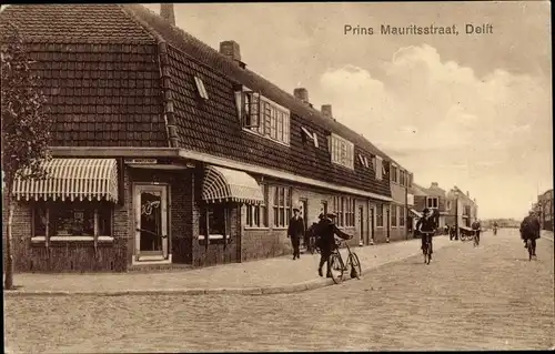 Ak Delft Südholland Niederlande, Prins Maurits Straat