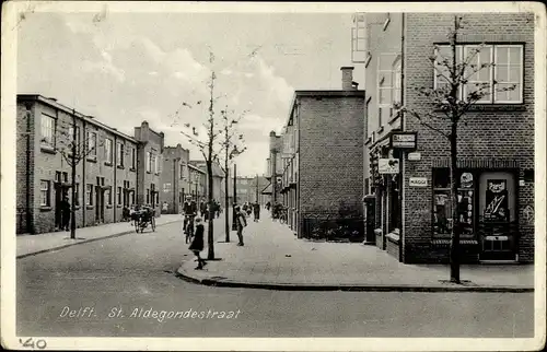 Ak Delft Südholland, St. Aldegondestraat