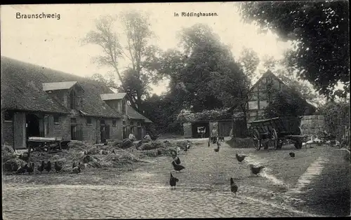 Ak Riddagshausen Braunschweig in Niedersachsen, Riddinghausen, Gehöft
