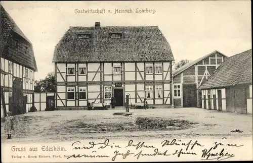 Ak Edesheim Northeim in Niedersachsen, Gastwirtschaft Heinrich Lohrberg