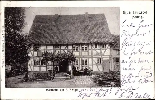 Ak Espol Hardegsen im Solling, Gasthaus bei H. Hengst