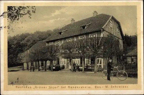Ak Bad Gandersheim am Harz, Gasthaus Grüner Jäger