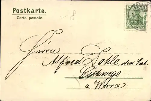 Künstler Ak Mailick, Fröhliches Neujahr, Liebesengel, Kessel, Herzen