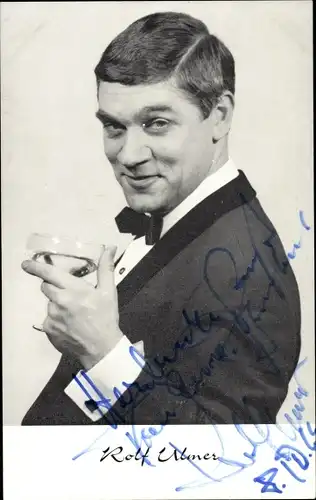 Ak Schauspieler Rolf Ulmer, Portrait, Autogramm