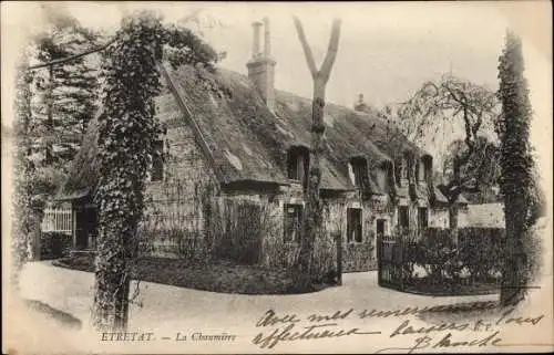 Ak Etretat Seine Maritime, La Chaumiere