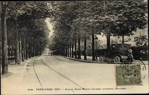 Ak Paris XVI Passy, Avenue Henri-Martin