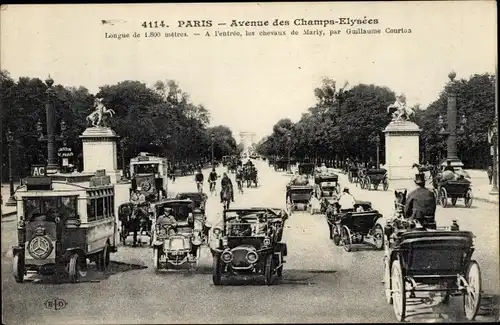 Ak Paris VIII, Avenue des Champs-Élysées