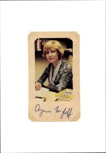 Foto Autogramm Moderatorin Dagmar Berghoff