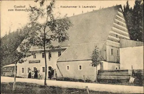 Ak Kratzhammer Altenberg im Erzgebirge, Gasthof zum Hammergut