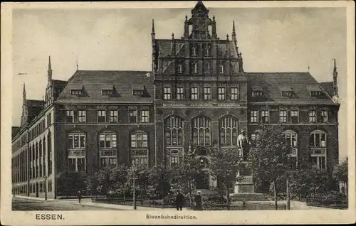 Ak Essen im Ruhrgebiet, Eisenbahndirektion