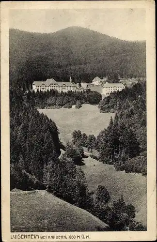 Ak Kandern im Schwarzwald Baden, Luisenheim