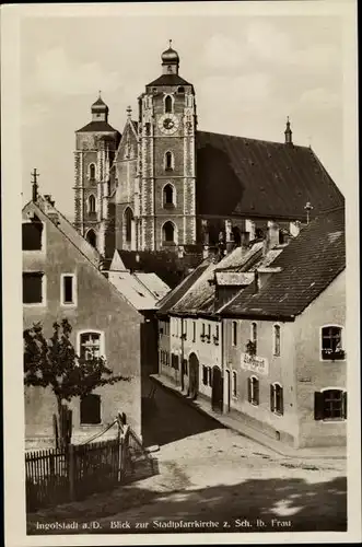 Ak Ingolstadt an der Donau Oberbayern, Stadtpfarrkirche