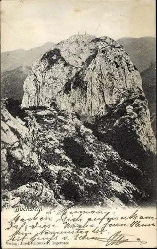 Ak Tegernsee in Oberbayern, Tegernseer Berge, Buchstein