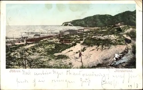 Ak Ostseebad Göhren auf Rügen, Nordstrand