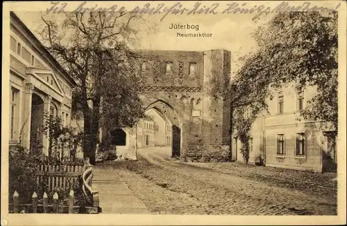 Ak Jüterbog in Brandenburg, Neumarkttor