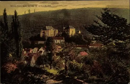 Ak Malberg in der Eifel, Schloss