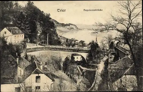 Ak Trier an der Mosel, Napoleonsbrücke