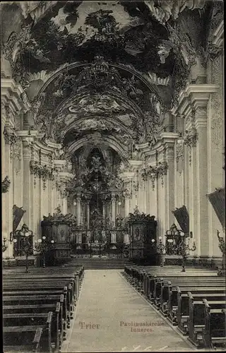 Ak Trier an der Mosel, Paulinuskirche, Inneres, Altar