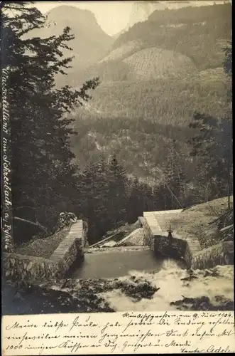 Ak Oberbayern, Schreibach, Wasserleitung